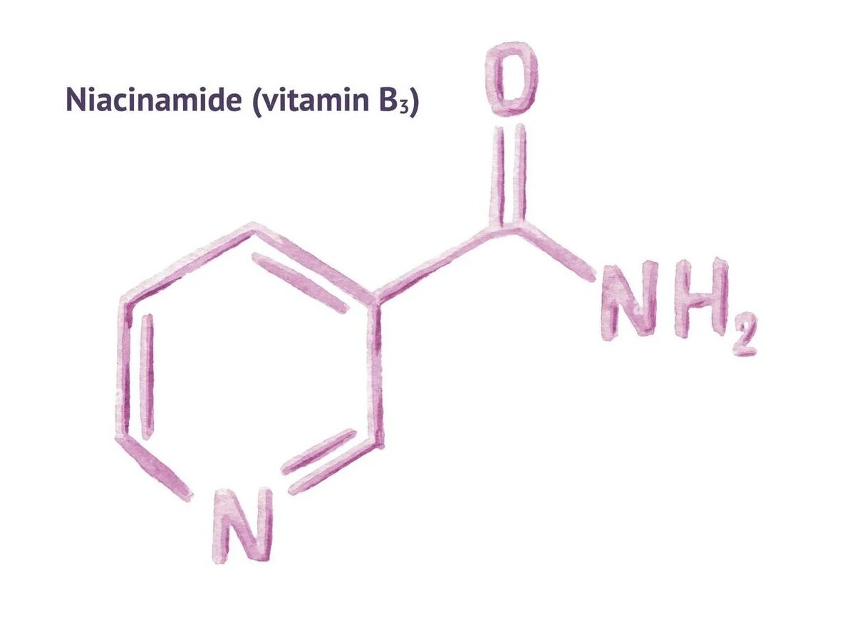 Химическая формула Ниацинамида