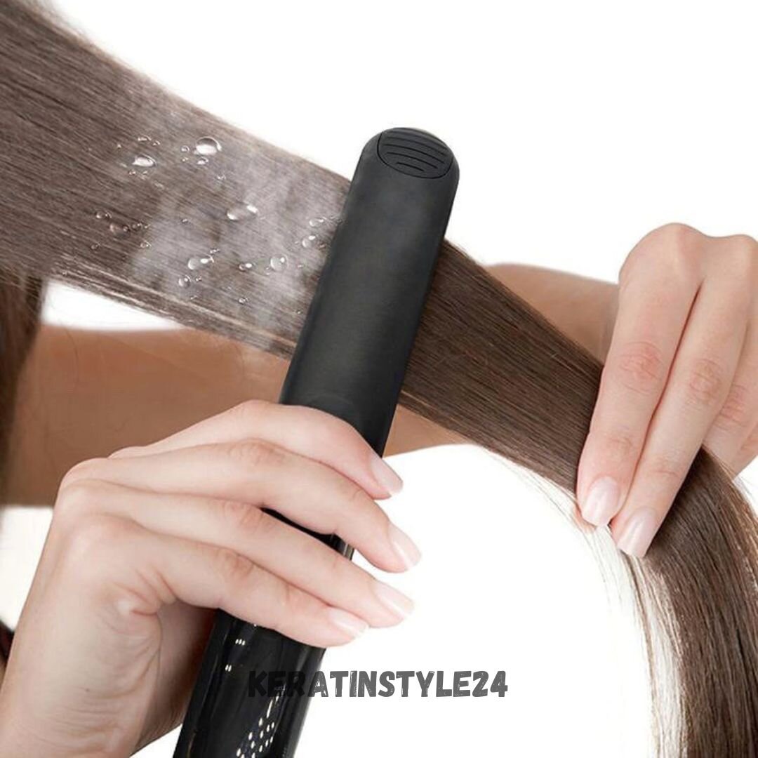 Не используйте утюжок на влажных волосах