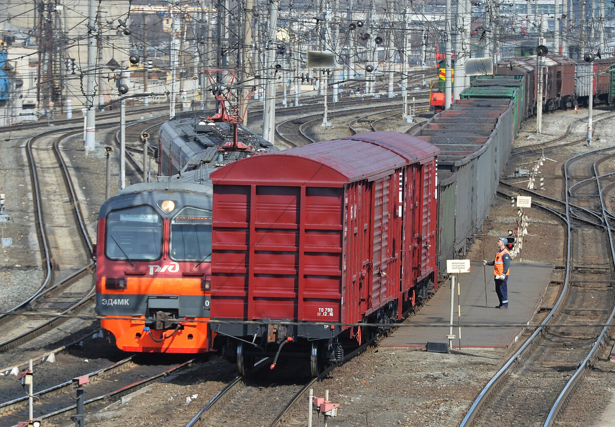 фото грузового поезда на железной дороге