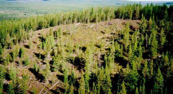 предполагаемое место падения Тунгусского метеорита