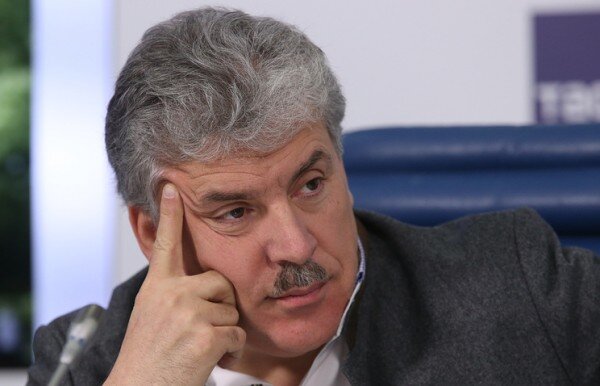  
 Кандидат в президенты России от КПРФ Павел Грудинин 