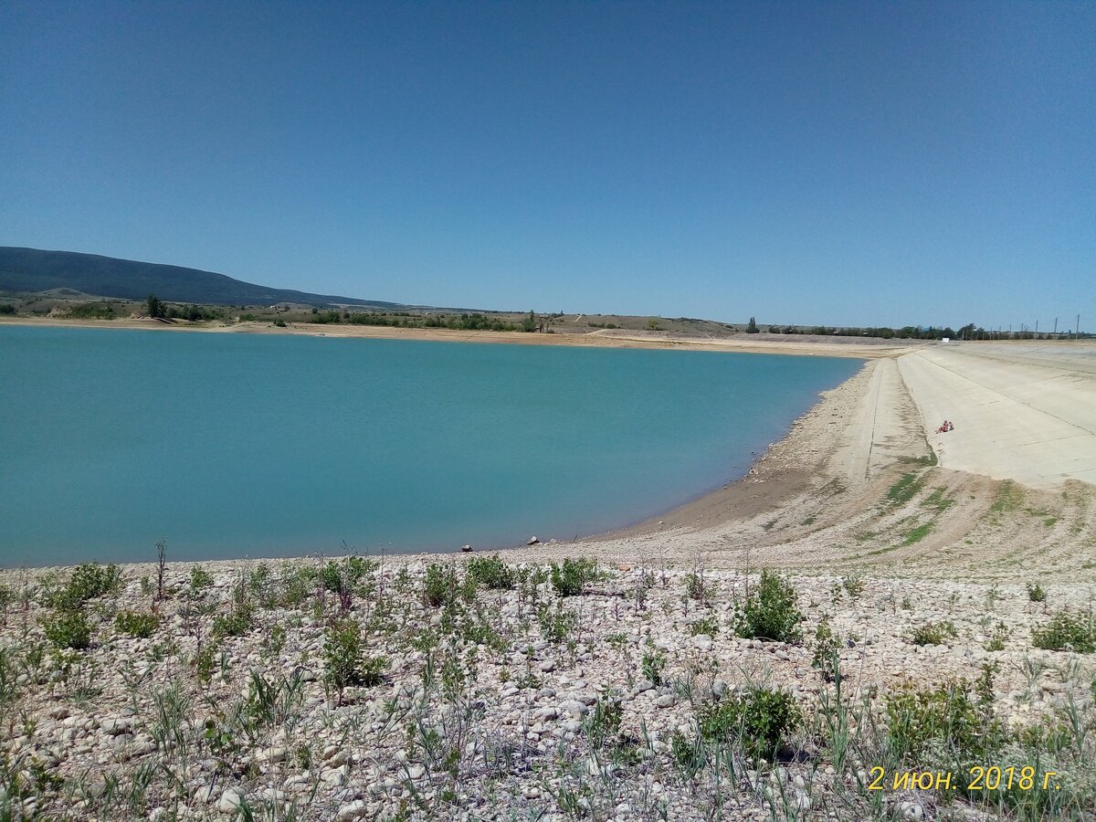 Загорское водохранилище Крым