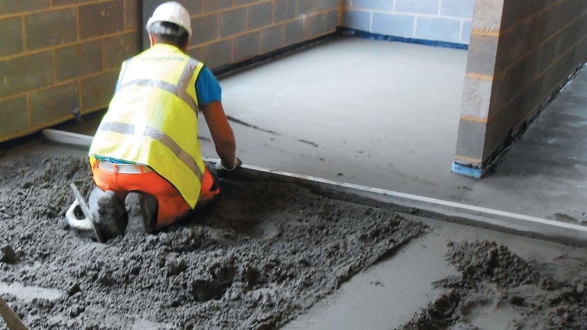 Разравнивание раствора