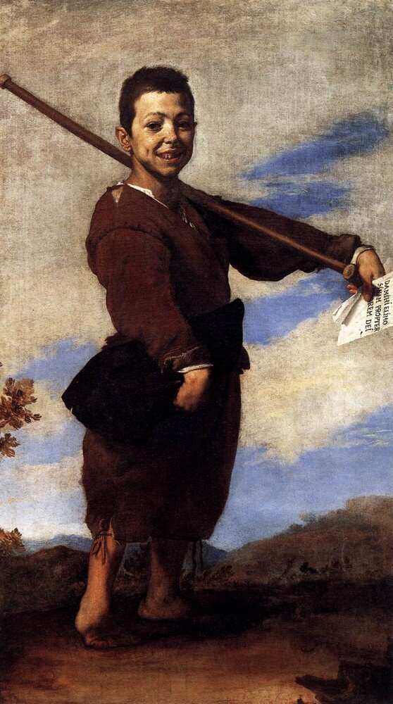 Хосе де Рибера "Хромоножка", 1642. Одно из самых известных произведений Риберы