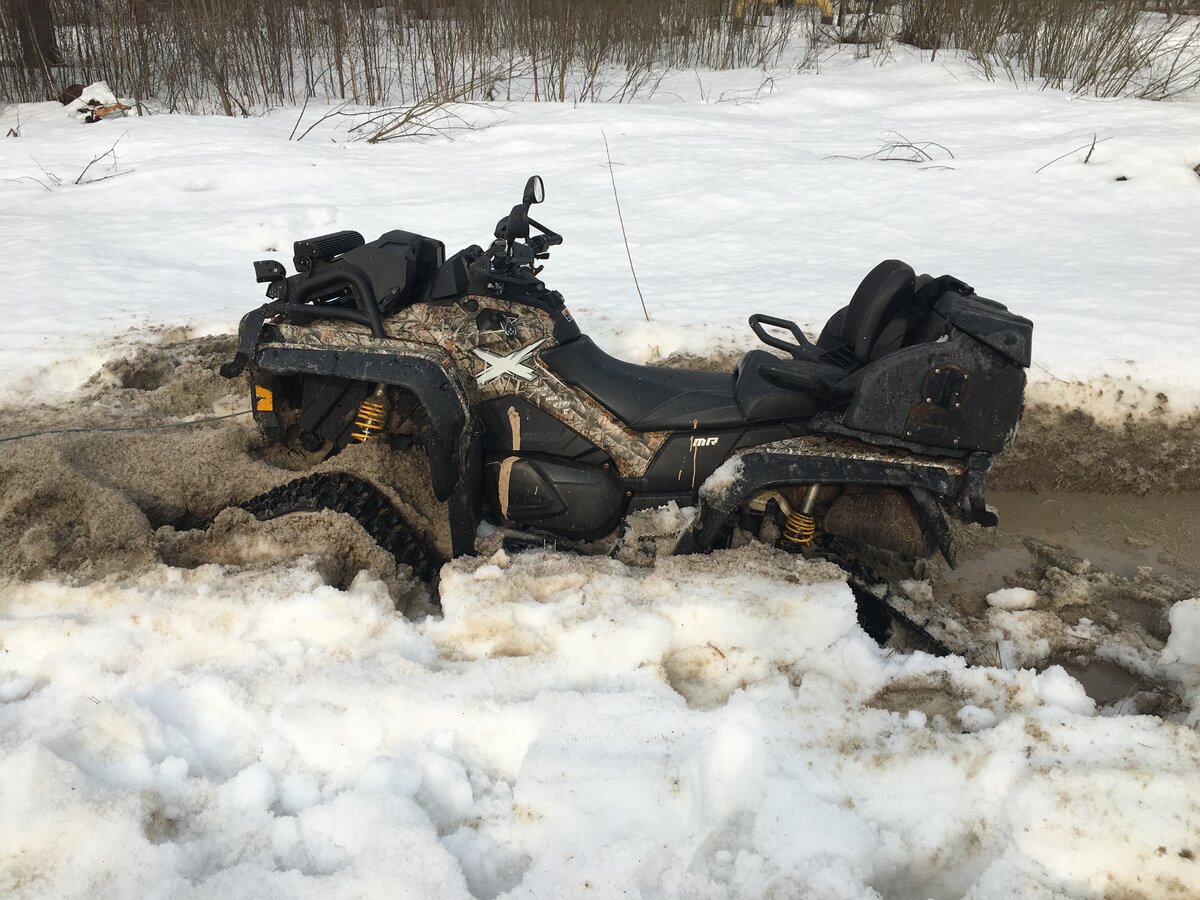 Квадроцикл по снегу