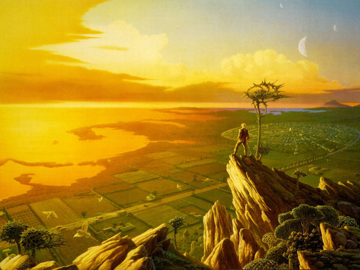 Картина: Уилан Майкл(Michael Whelan) «Warmth and Light», 1994 