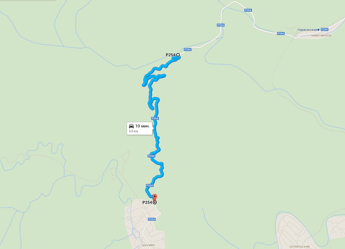 Навигатор показывал 10 минут, но это, конечно фантастика