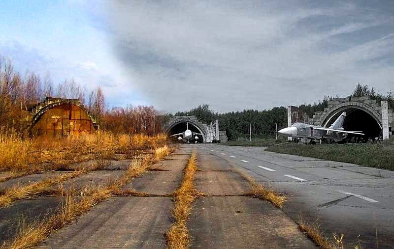 Заброшенный военный аэродром 