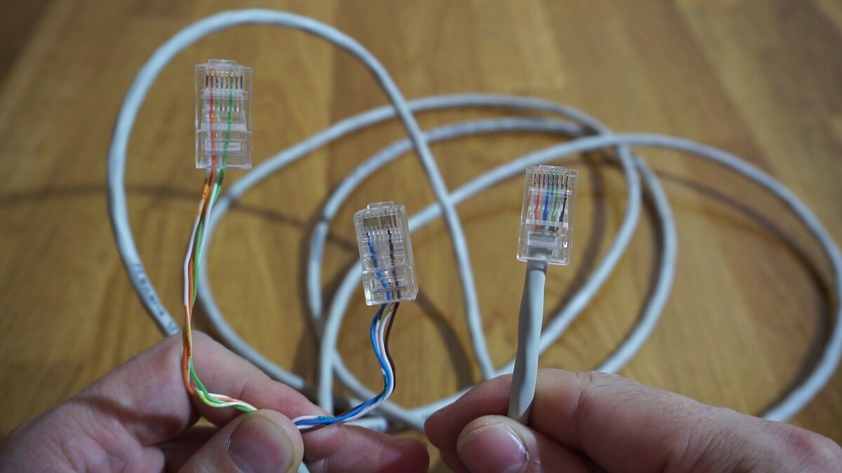 Как обжать кабель RJ-45 для Интернета дома