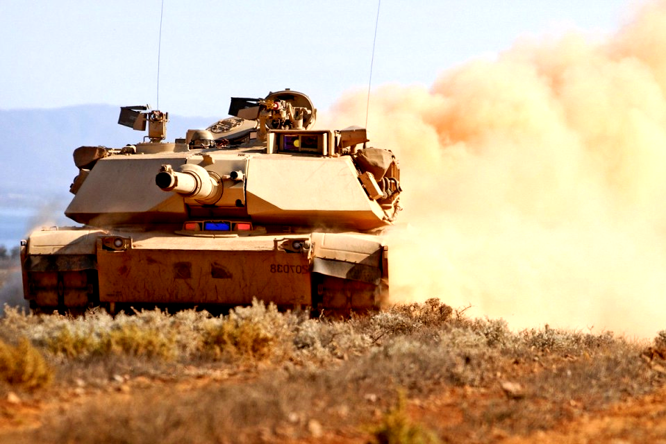 Танк США M1A1 в Афганистане 