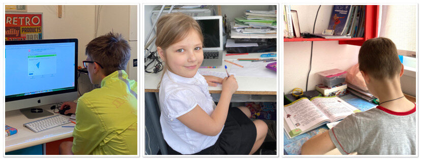 Степан 16 лет, Дарина 6 и Тимофей 8)