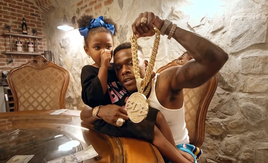 DaBaby с дочерью 
​Фото: кадр из видео