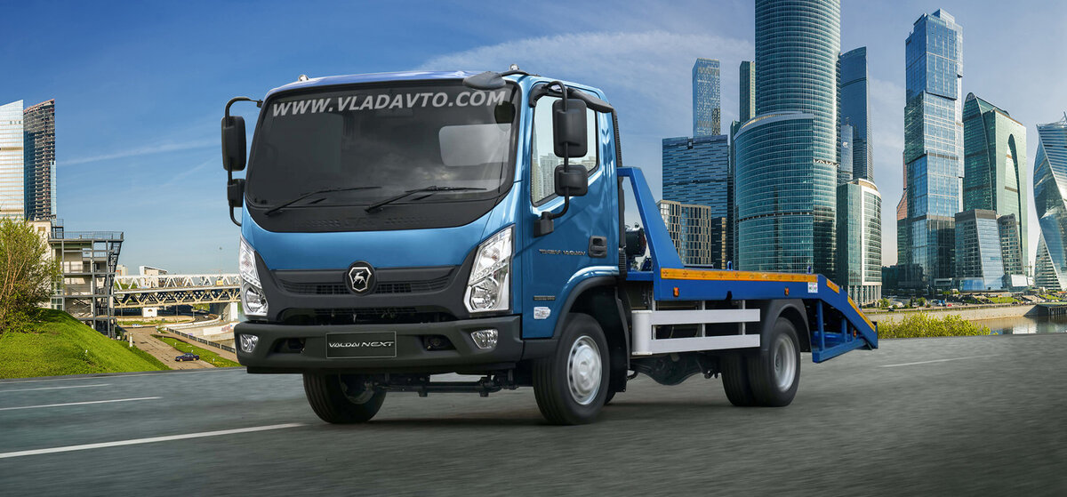 Валдай NEXT эвакуатор со сдвижной платформой / ВладАвто