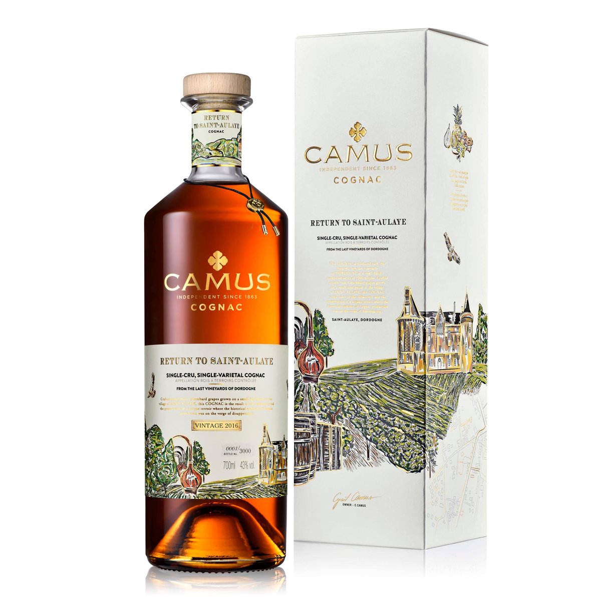CAMUS COGNAC RETURN TO SAINT-AULAYE (43%)