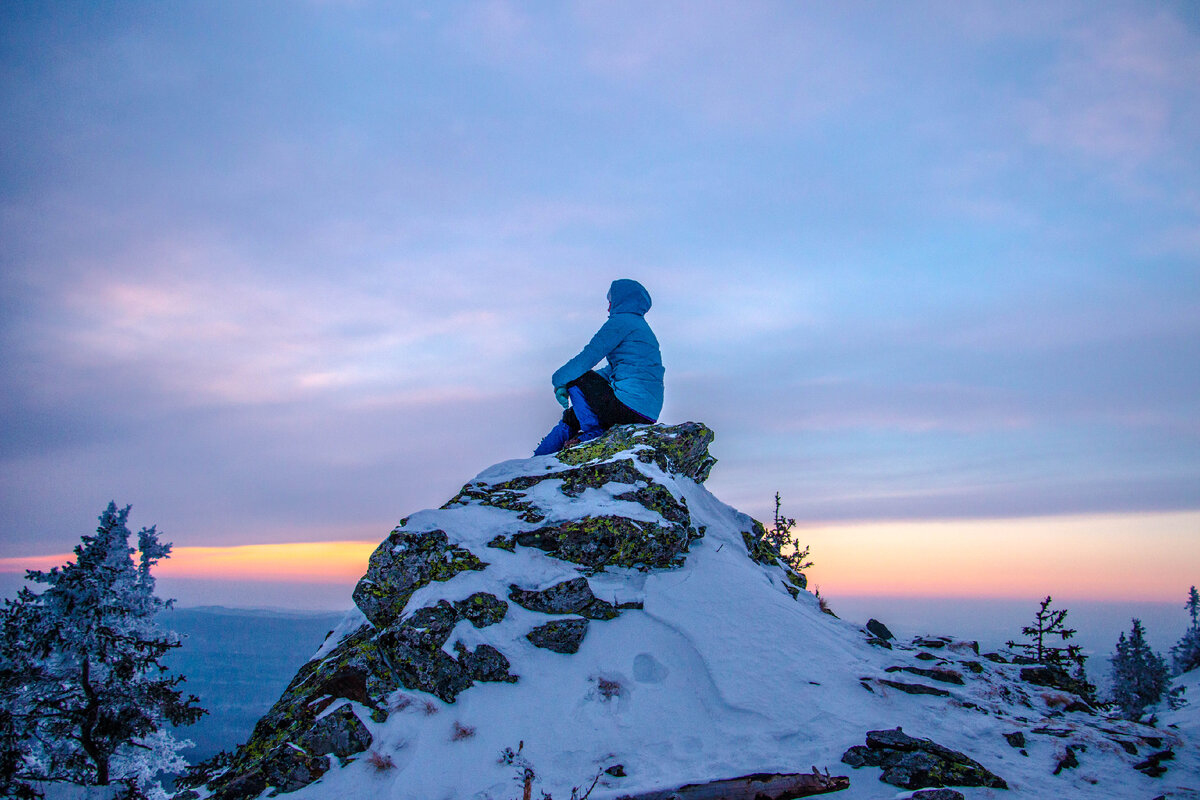 Хребет Уреньга Зимой -30