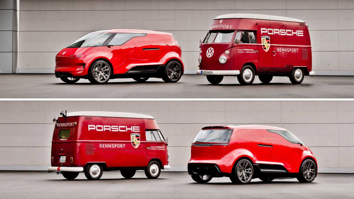 Porsche Vision Renndienst и "техничка" на базе VW T1