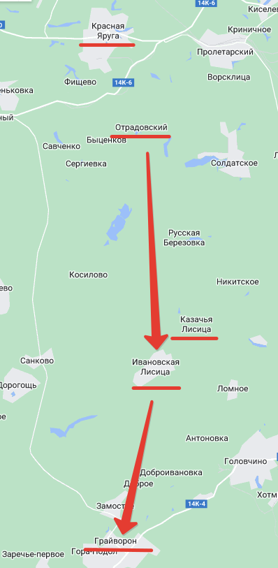 Выдвижение 4-го гв. Кантермировского т.к., рисунок Автора