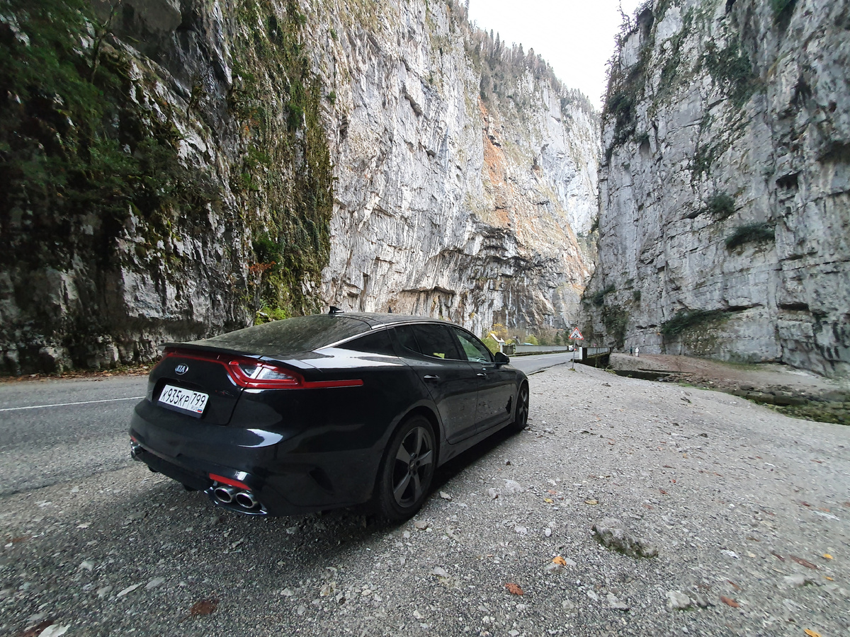 Дорога на Рицу очень живописная