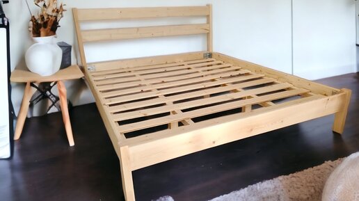 Помог друзьям сэкономить на покупке новой кровати и сделал сам. Вышло дешевле и качественнее