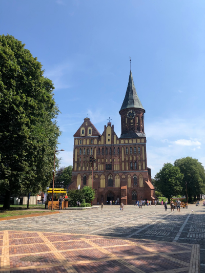 Кафедральный собор на Острове Канта в Калининграде. Фото Е.Стоун 14.08.23 