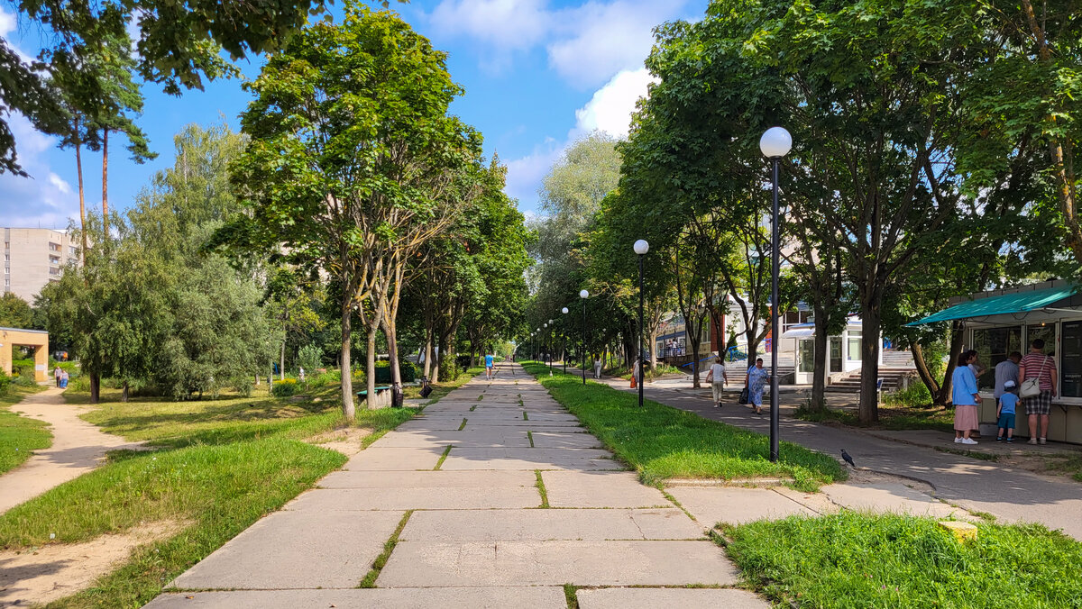 Зелёные насаждения Протвино