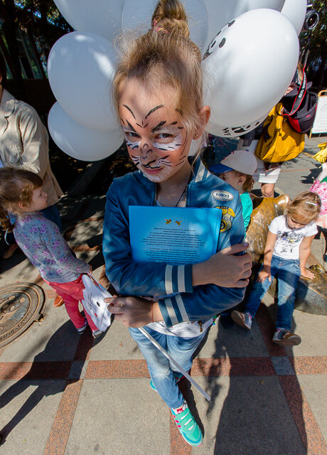 В воскресенья  с самого утра в городе проходили праздничные мероприятия. В субботу и всю прошедшую неделю организаторы и участники мероприятий активно готовились к празднику. Весь  день местные жители, участники праздничных мероприятий и просто зрители, которые  наблюдали за мероприятием старались в определенной мере перевоплотиться в тигра.