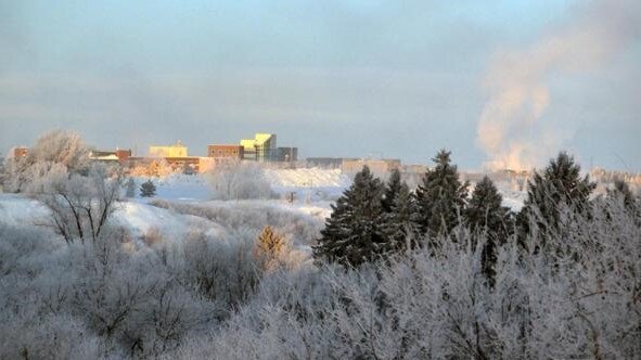 Зимой температура в Саскачеване может упасть до -40 ° C