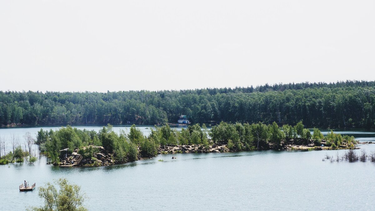 Остров "Каменка" в Большом Люберецком карьере