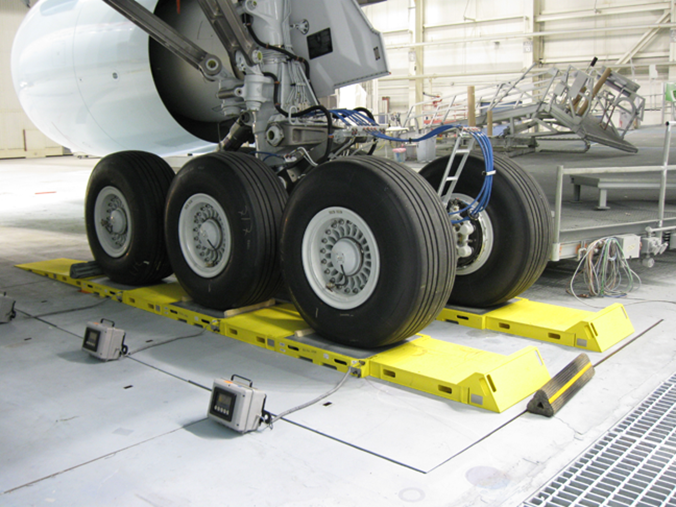 WEIGHING PROCEDURE USING ELECTRONIC LOAD CELLS