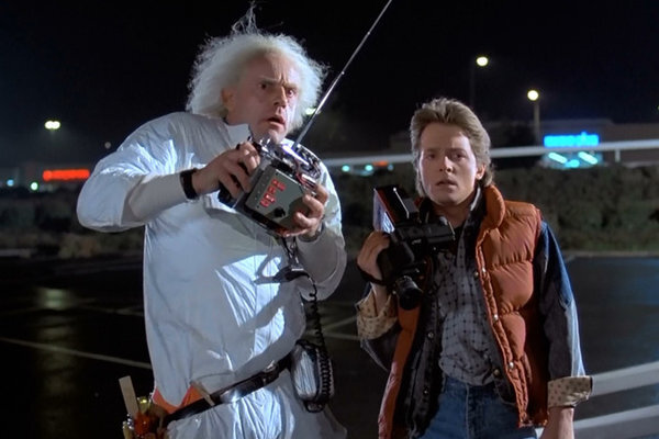 Кадр из фильма "Назад в будущее"