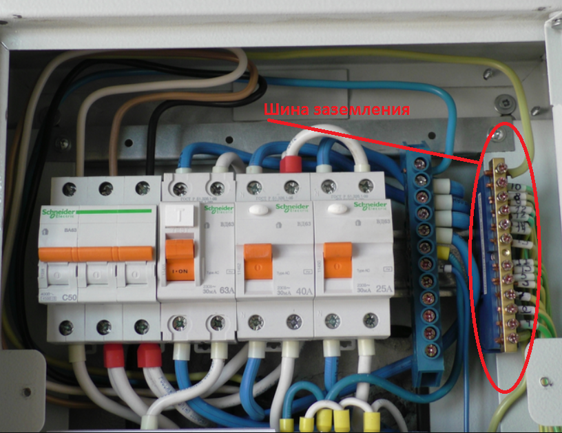 Где взять заземление в этажном распределительном щите?