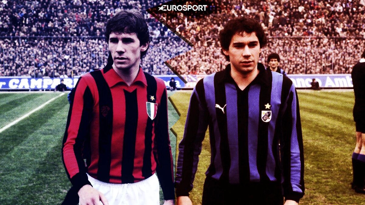 Франко и Джузеппе Барези выбрали разные раздевалки одного стадиона. Переполненные трибуны «Сан-Сиро» как всегда утопали в красно-сине-черных цветах.