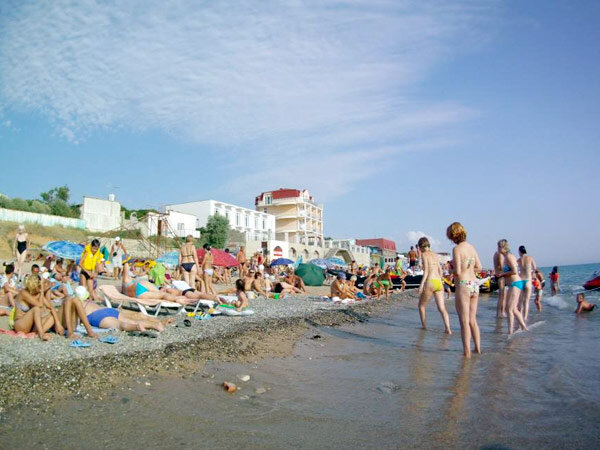 Пляж в Николаевке. Крым. Фото Яндекс.Картинки