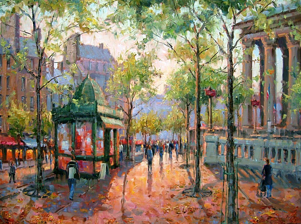 город в изобразительном искусстве. современная живопись городской пейзаж. новый иерусалим. город в изобразительном искусстве. в стиле авангард фовизм.