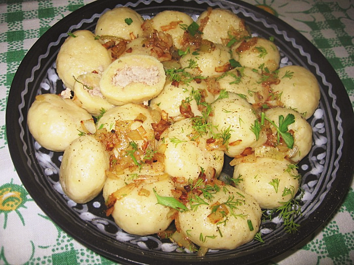 Баварские картофельные кнедлики