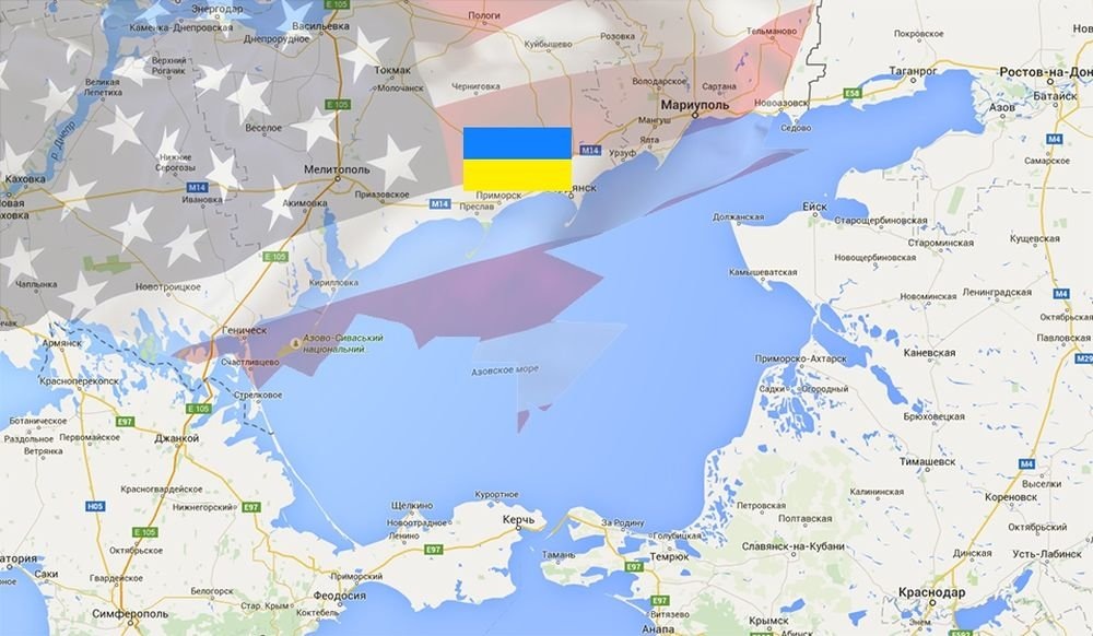 Схема территориальных вод Украины в Азовском море. Фото: fair.ru