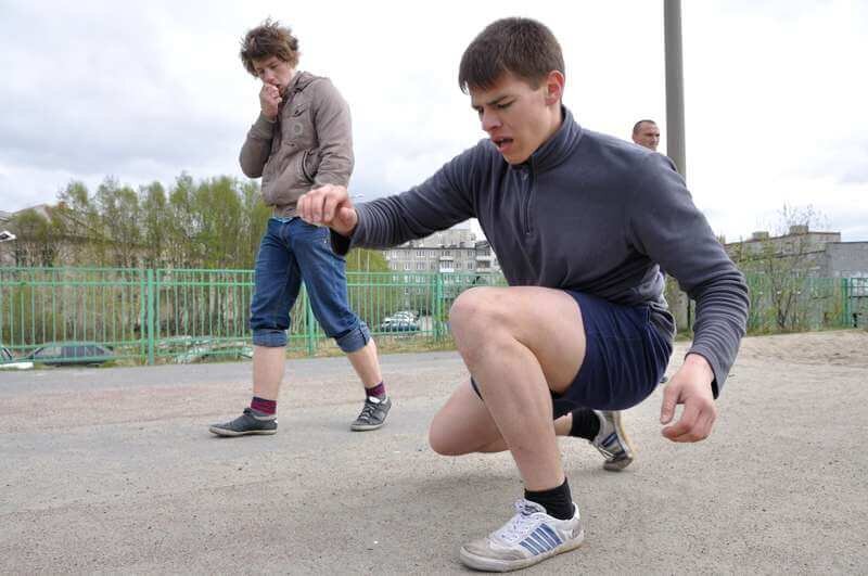 Бег приставными шагами