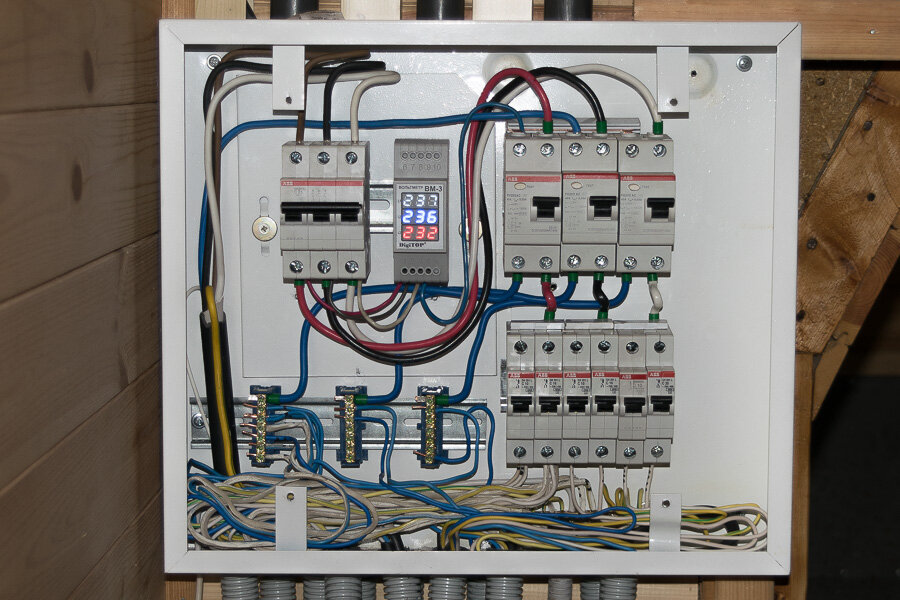 Трёхфазный распределительный щит