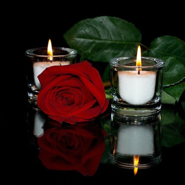 На St. Valentine's Day нет ничего уместнее чем свечи