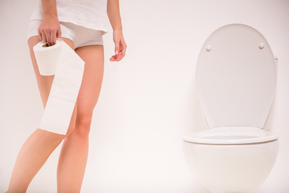 Проблемы с посещением туалета во время месячных: боли, диарея и частые позывы к мочеиспусканию
