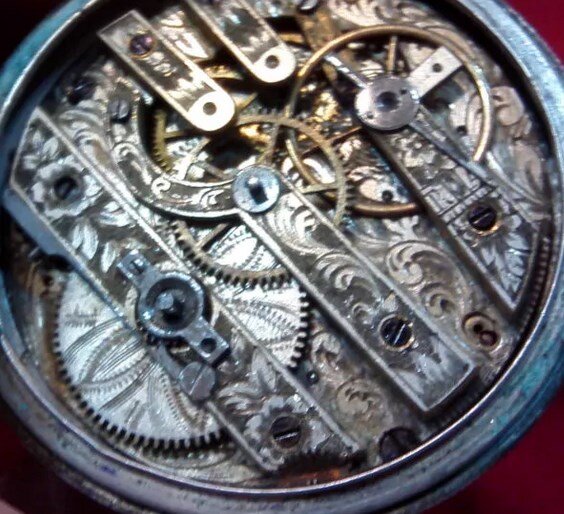 Часы 19века 1850-1860года.