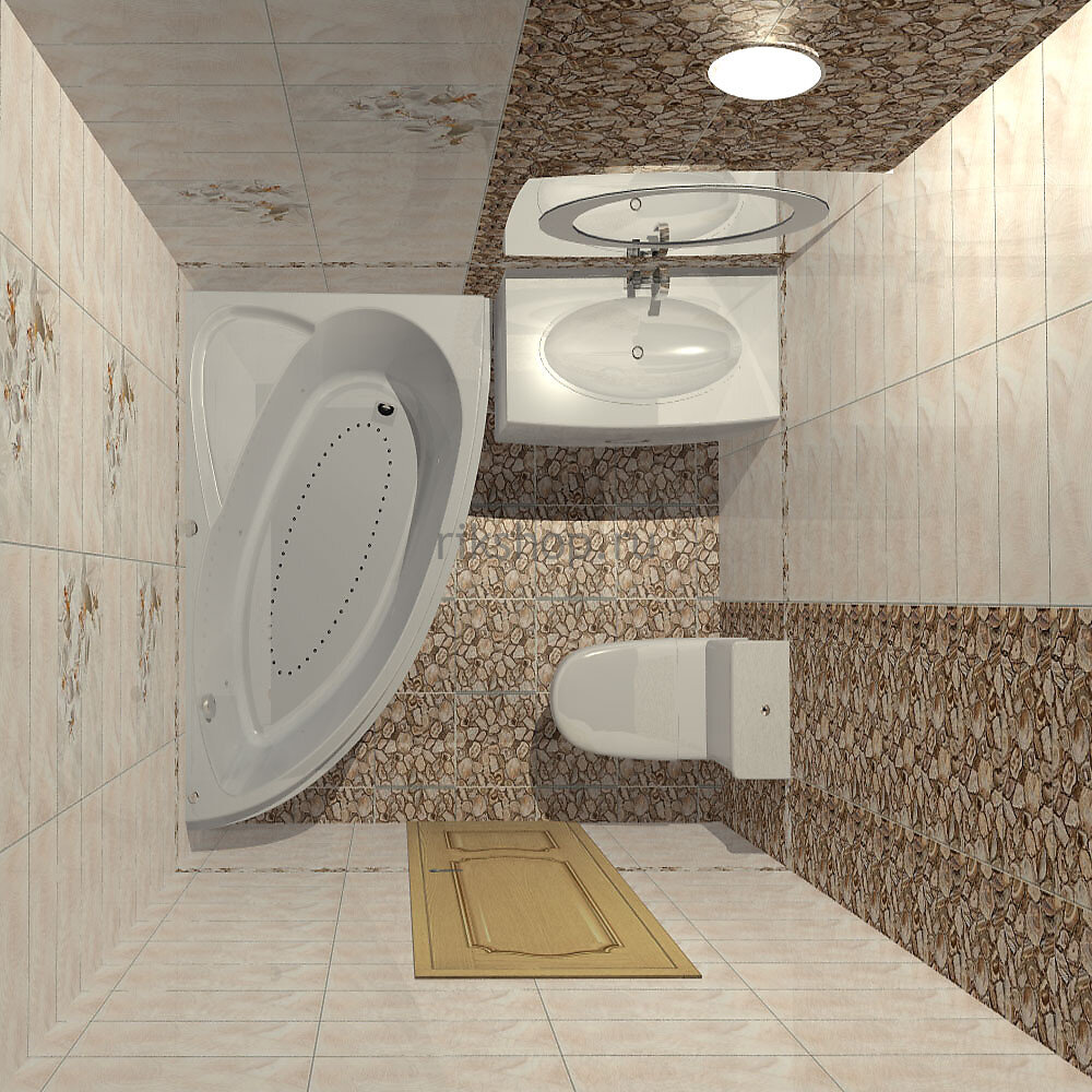 Дизайн ванной комнаты 4 кв. м: 53 идеи с фото совмещенного и раздельного санузла | ремонты-бмв.рф