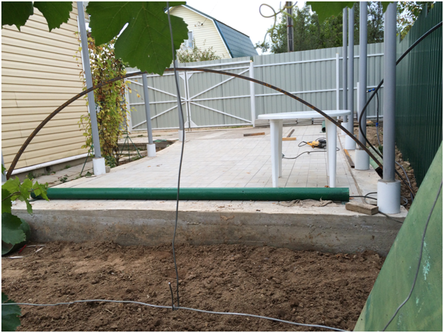 Фундамент с трубами