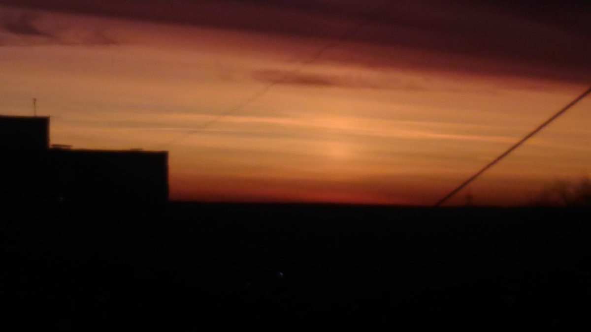 Закат... В 4 часа дня...