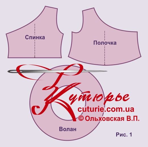Выкройка платья на одно плечо