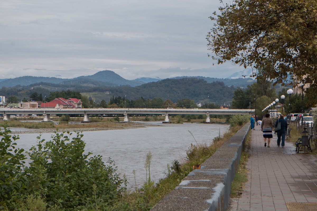 Фото автора. Речка Мзымта