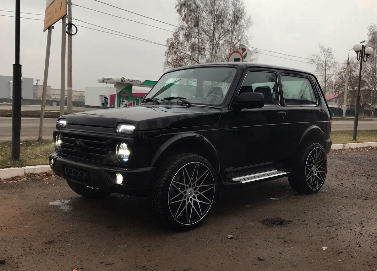 Установка колёс увеличенного размера на а/м НИВА - kormstroytorg.ru