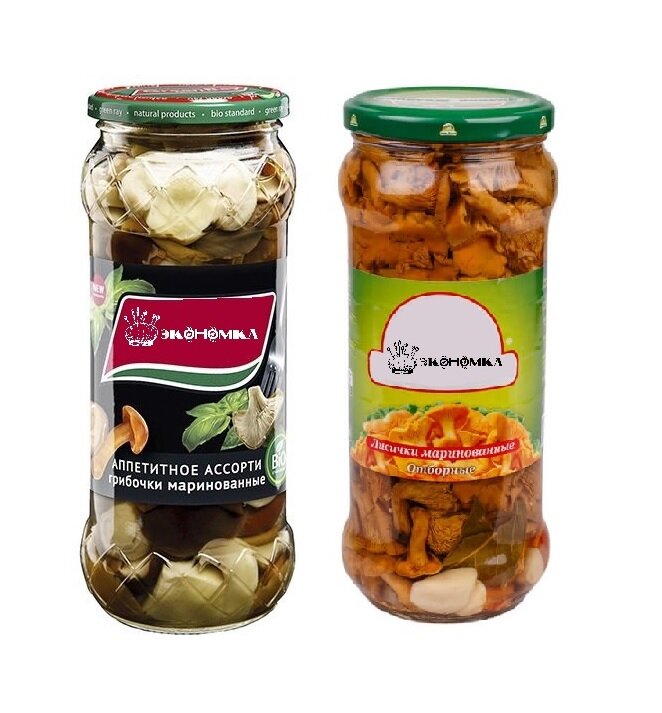 Покупные консервы в стекле