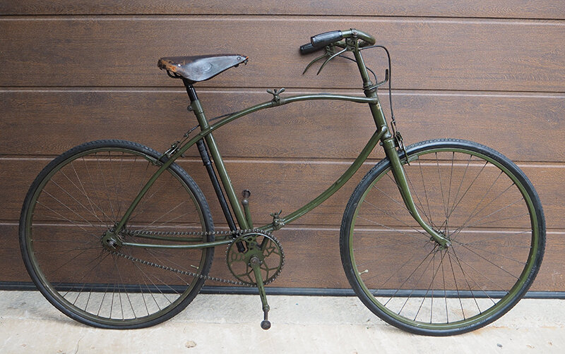 Велосипед BSA Airborne Bicycle 1942 года из коллекции Веломузея Андрея Мятиева.