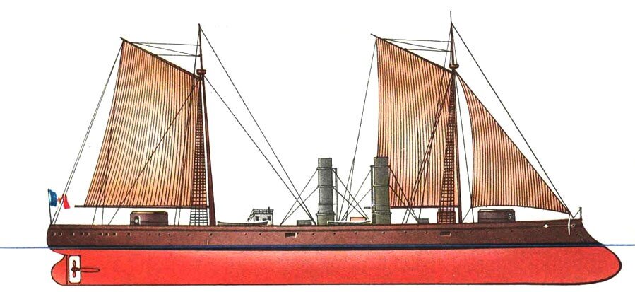 Броненосец "Аффондаторе".